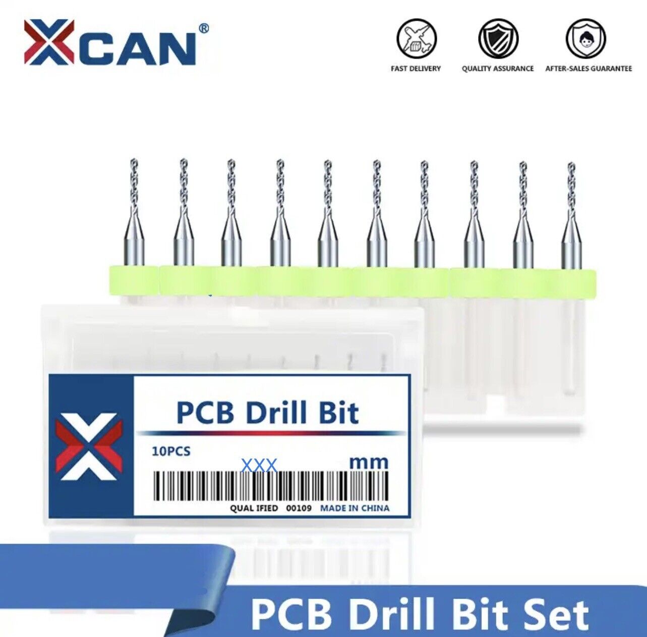 Tungsten Carbide Micro Drill Bit Pack of 10 for PCB Metals Stone 2.3mm-2.9mm DIY