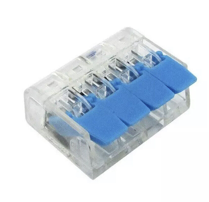 30PCS PCT-412,413,414 Spring wire connector conductor DIY terminal block Inc Box