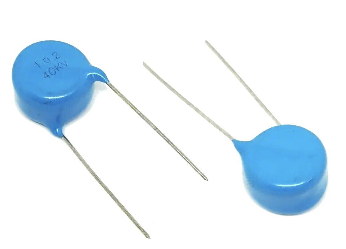 5PCS High Voltage Blue Ceramic Disc Capacitors 15KV-30KV 15pF-1nF DIY HV Supply