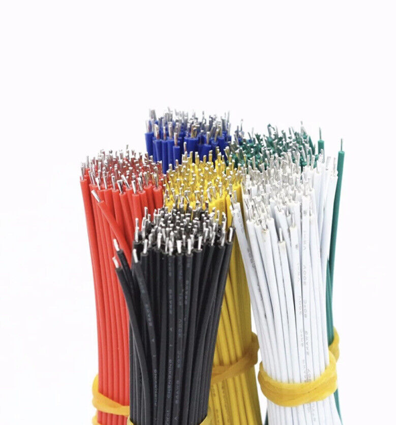 22 AWG Flexible Silicone Copper Wire 100PCS Cable 6 Colours 12” 300mm 30mtrs