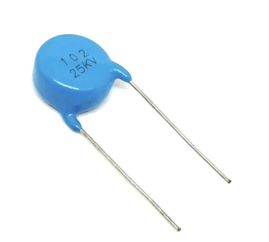 5PCS High Voltage Blue Ceramic Disc Capacitors 15KV-30KV 15pF-1nF DIY HV Supply