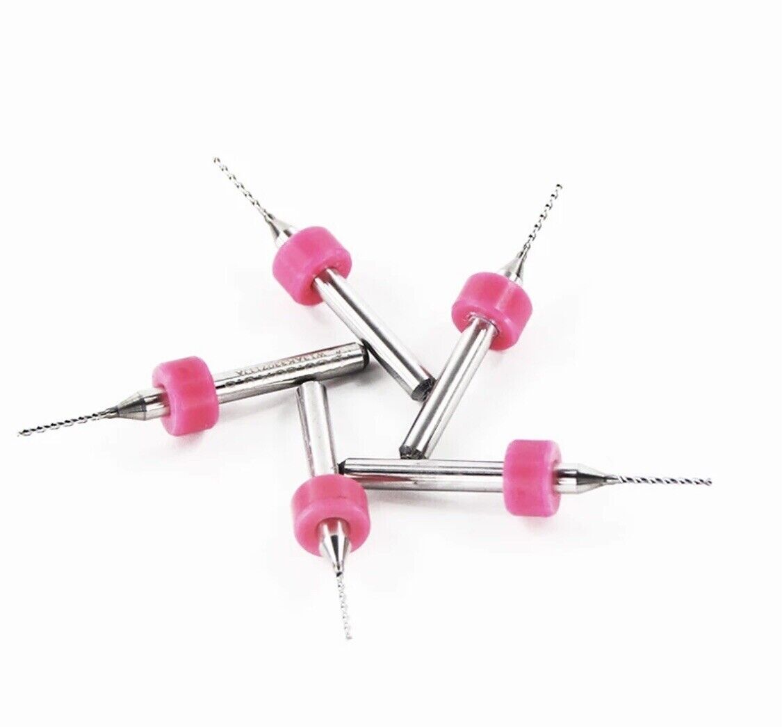 10Pcs 0.8mm PCB Print Circuit Board Carbide Mini Micro Drill Bit Set