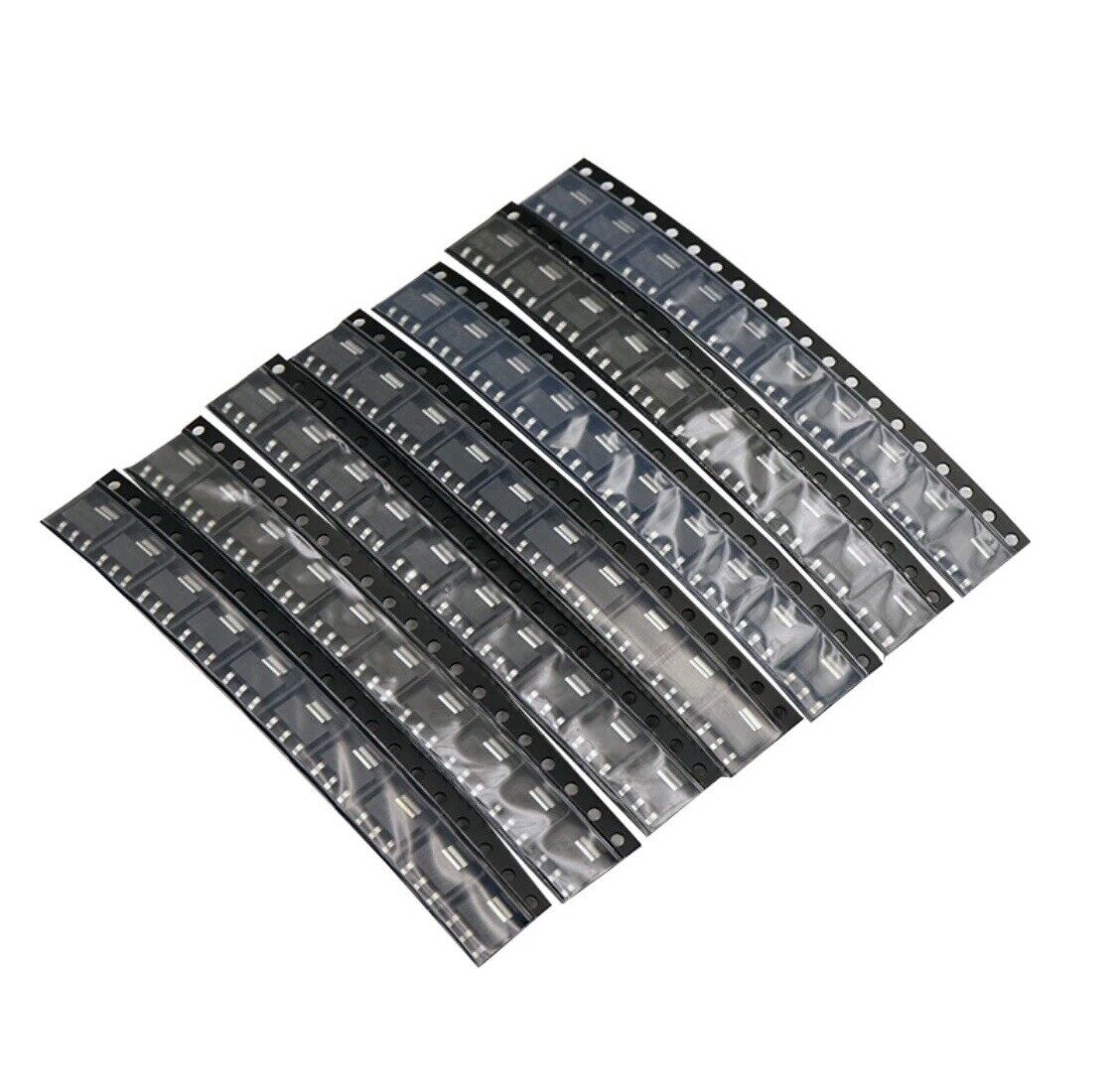 70pcs 7 Value Kit AMS1117-1.2 -1.5-1.8 -3.3 -2.5 -5.0, Adjustable SOT-23 Package