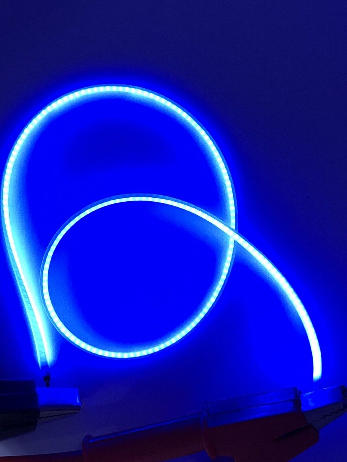 3PCS DC3V 130mm Blue Light Emitting Diode Super Flexible Silicone Filament LED