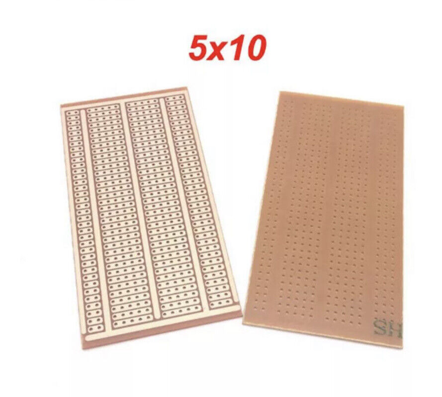 3pcs Prototype PCB 100x50mm Single Sided Copper Clad SRBP DIY PCB Breadboard