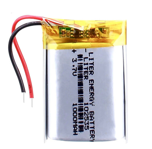 1 X Polymer Lithium Ion Battery LiPo 1000mAh 3.7V 102535 10x25x35 Inc Protection