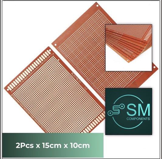 2pcs 150x100mm FR-2 Prototype Perfboard Universal Circuit PCB Board Breadboard