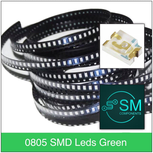 200pcs 0805 SMD GREEN 520nm LED Electronics Components Light Emitting Diodes