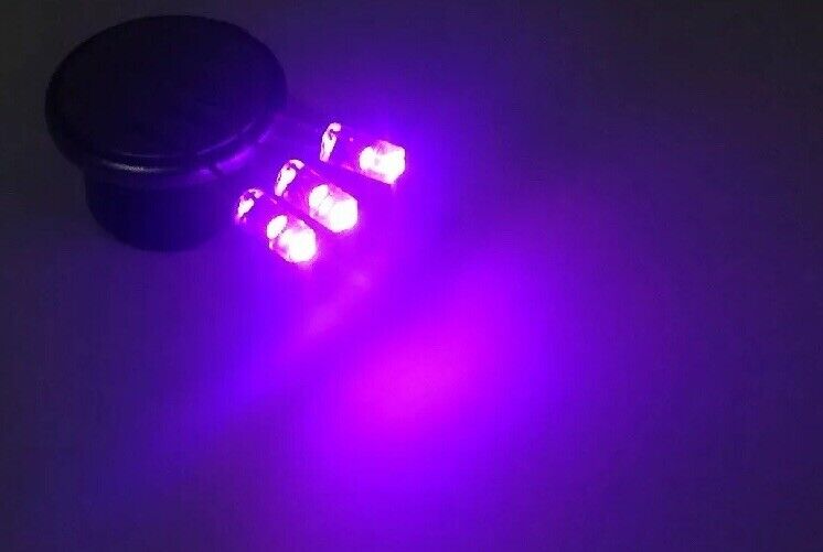 5mm LED Purple Diodes 100pcs Flat Top Concave Phosphor Base Lavender 410-415nm