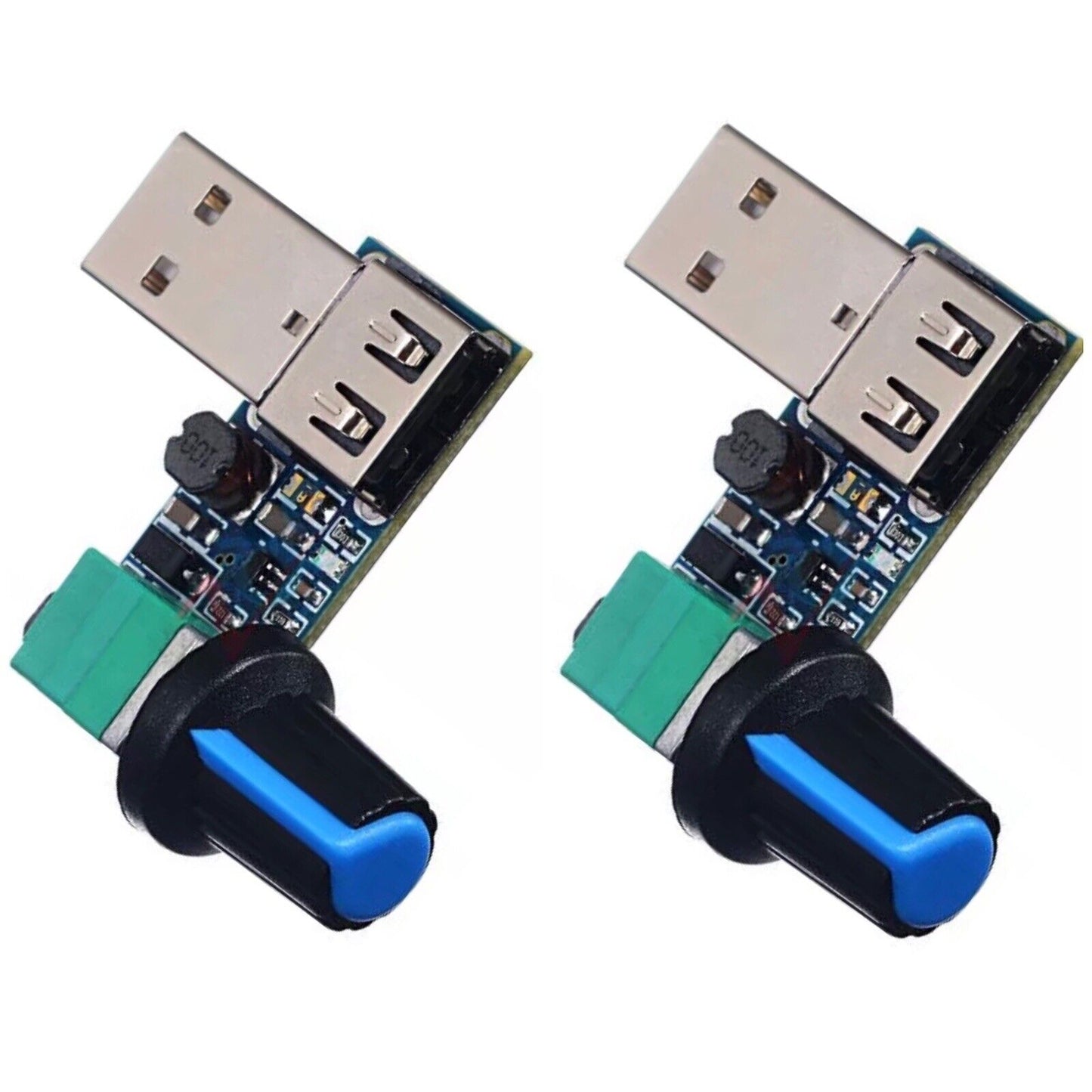 2PCS Fan Speed Controller DC4-12V 5W USB Speed Controller For DIY Electronic