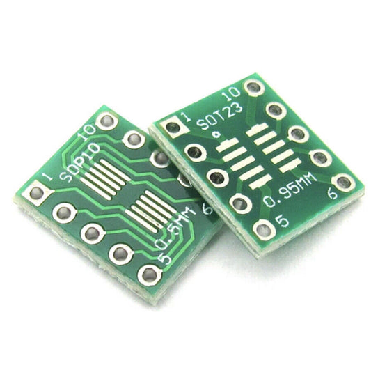 15PCS SOP10 TSSOP10  SSOP10 to DIP10 Transfer Board DIP Pin Board Pitch Adapter