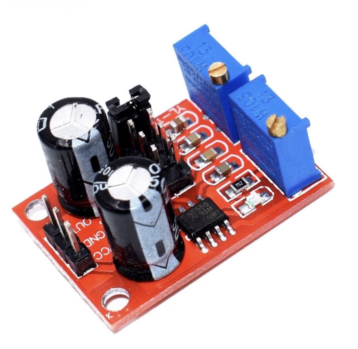 4PCS NE555 Pulse Frequency Duty Cycle Adjustable Module Square Wave Signal Board