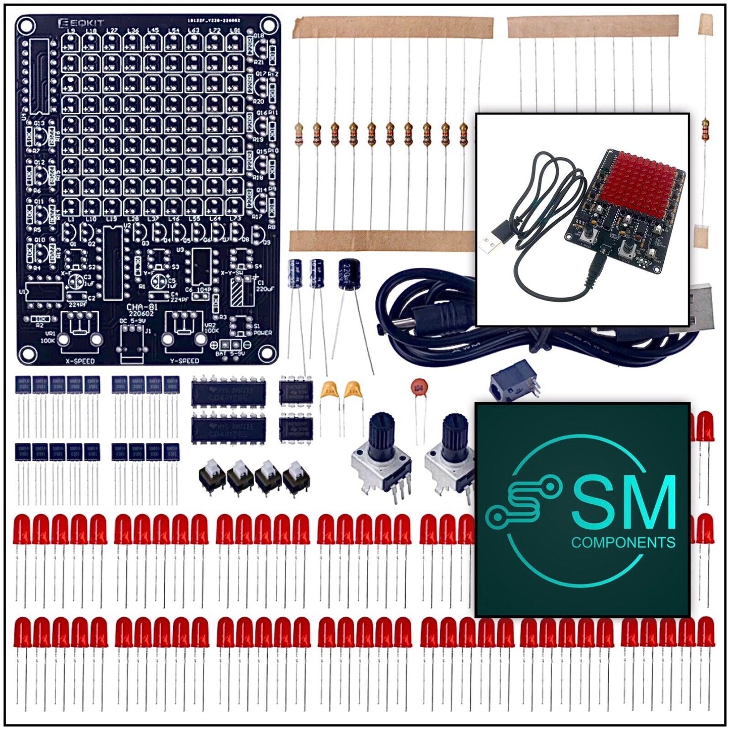 Electronic DIY CHA-81 Electronic Soldering LED Module DIY Kit Fun Electronics