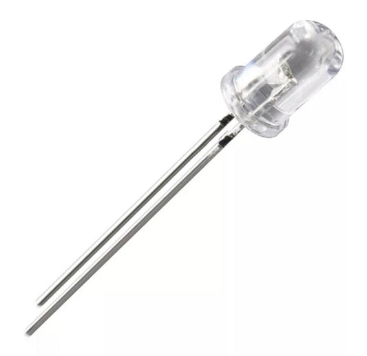 5mm Cool White Led Light Emitting Diode Round Clear 100pcs Led (Epistar Chip)