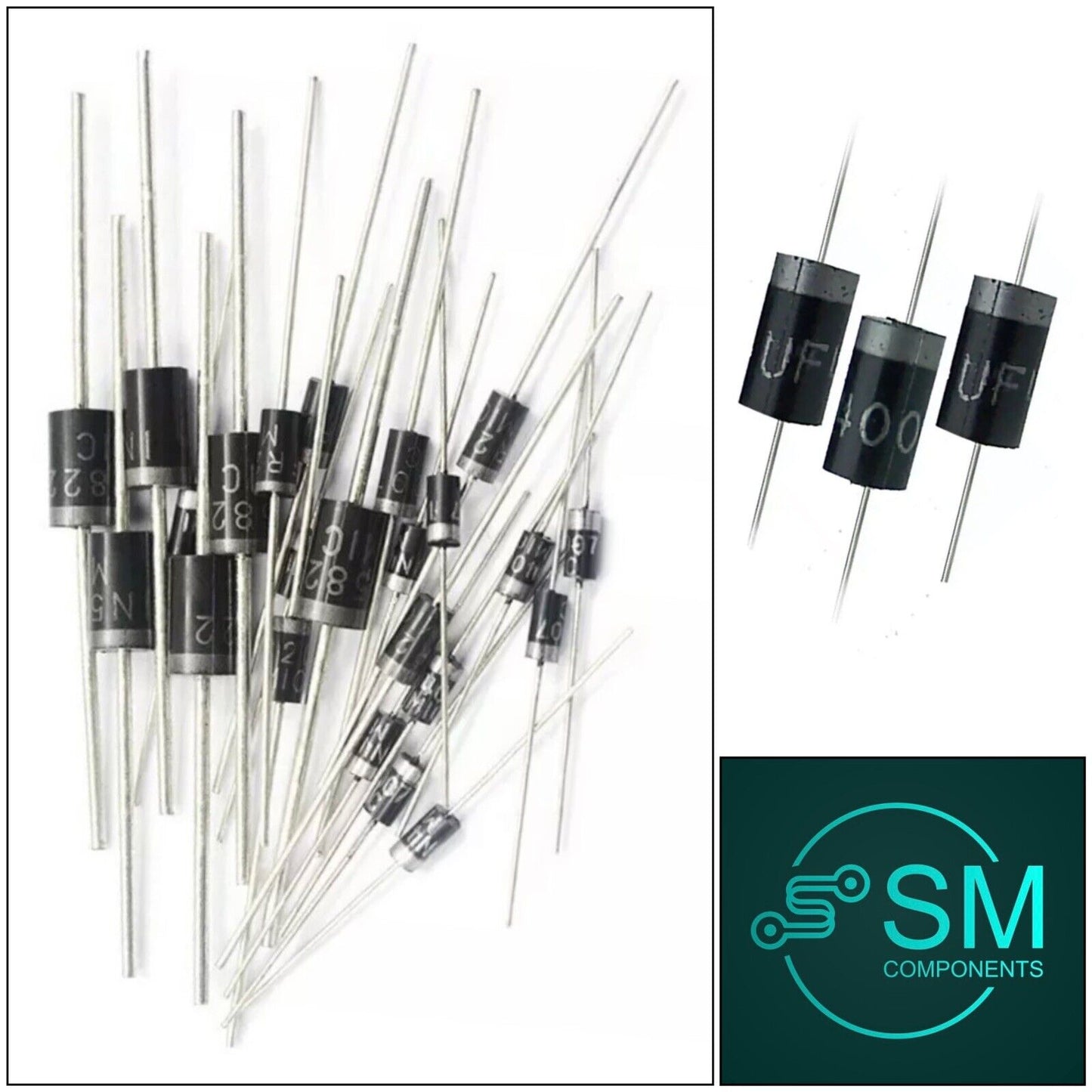 7value x10 1N4001 1N4002 1N4003 1N4004 1N4005 1N4006 1N4007 Rectifier DIODE kit