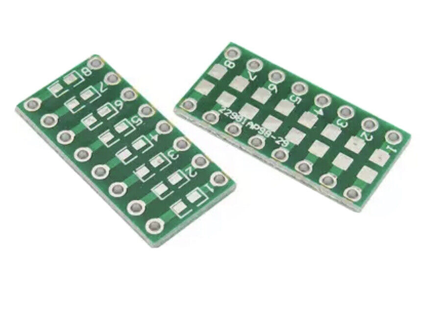 10pcs 0805 0603 0402 to DIP Transfer Board DIP Pin Board Pitch Adapter