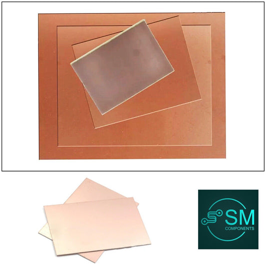 2PCS 100x70mm FR4 Double Sided Copper Clad DIY Laminate PCB Prototype PC Board