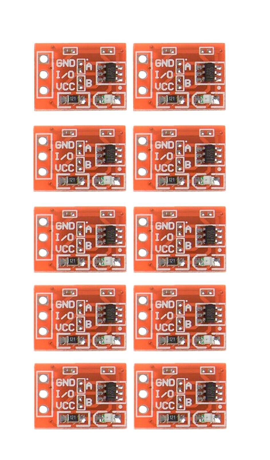 10PCS TTP223 Touch Key Capacitive Switch Button Module Arduino Stand Alone DIY