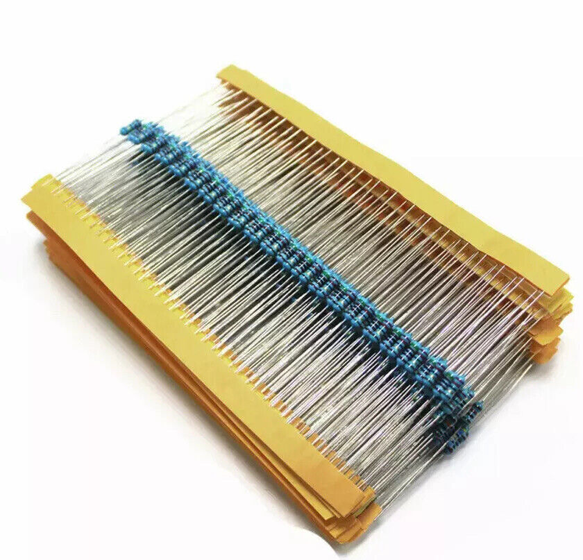 1008PCS 56Values 1-10 MOhm 1% 1/8W 0.125W Metal Film Resistors Assortment Kit