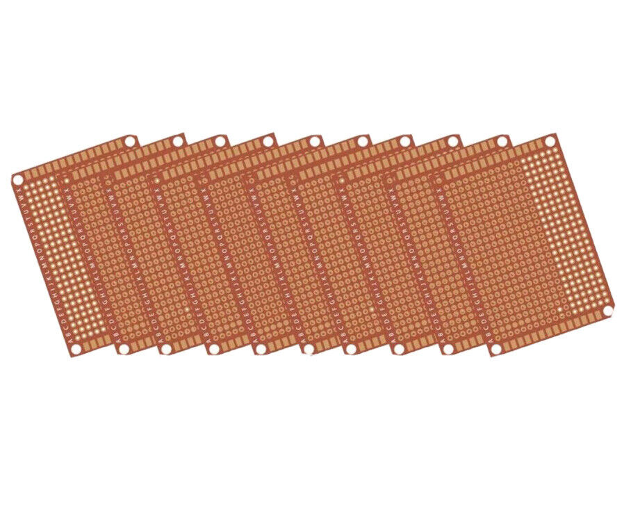 10PC 5x7cm FR-2 Prototype Perfboard Universal Circuit PCB Board Breadboard Pads