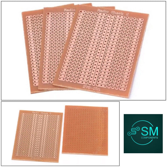 3PCS 5cm x 7cm FR-2 Prototype Perfboard Universal Circuit PCB Board Breadboard