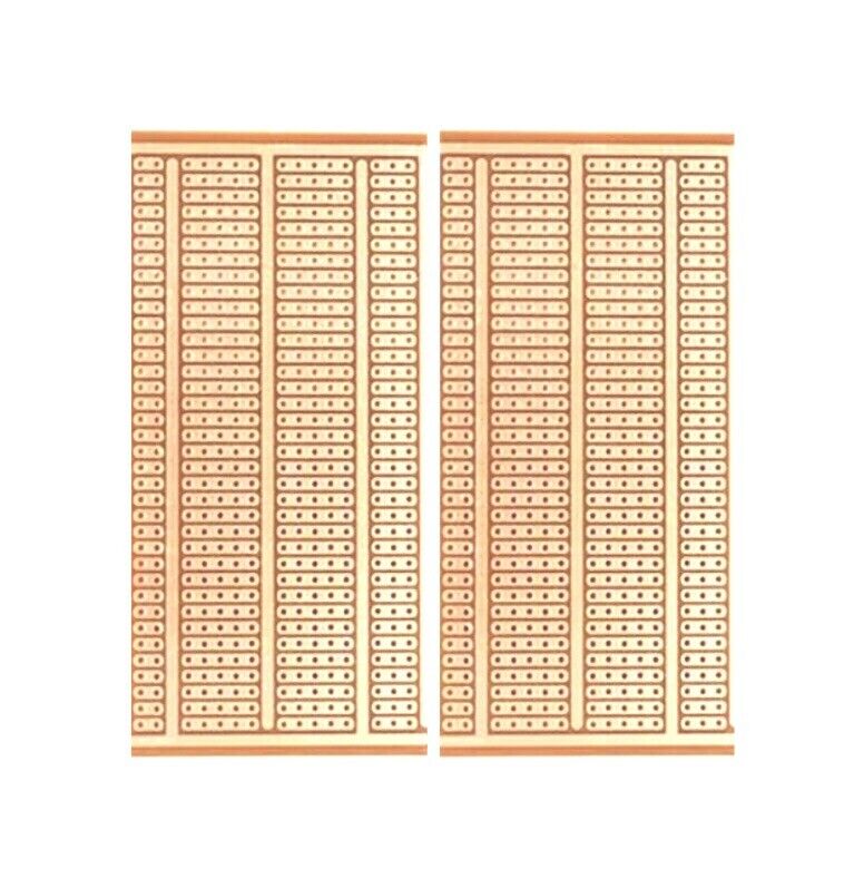 2PCS 5x10cm FR-2 Prototype Perfboard Universal Circuit PCB Board Breadboard