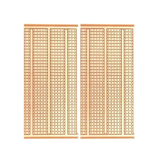 2PCS 5x10cm FR-2 Prototype Perfboard Universal Circuit PCB Board Breadboard