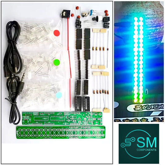 DIY FED.201 LED Level Volume Display VU Meter Music Spectrum Electronic Kits