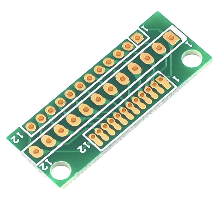 10PCS 5 X 8 Pin 5 X 12 Pin 1.27MM 2.0MM 2.54MM DIY Breakout PCB Converter Board