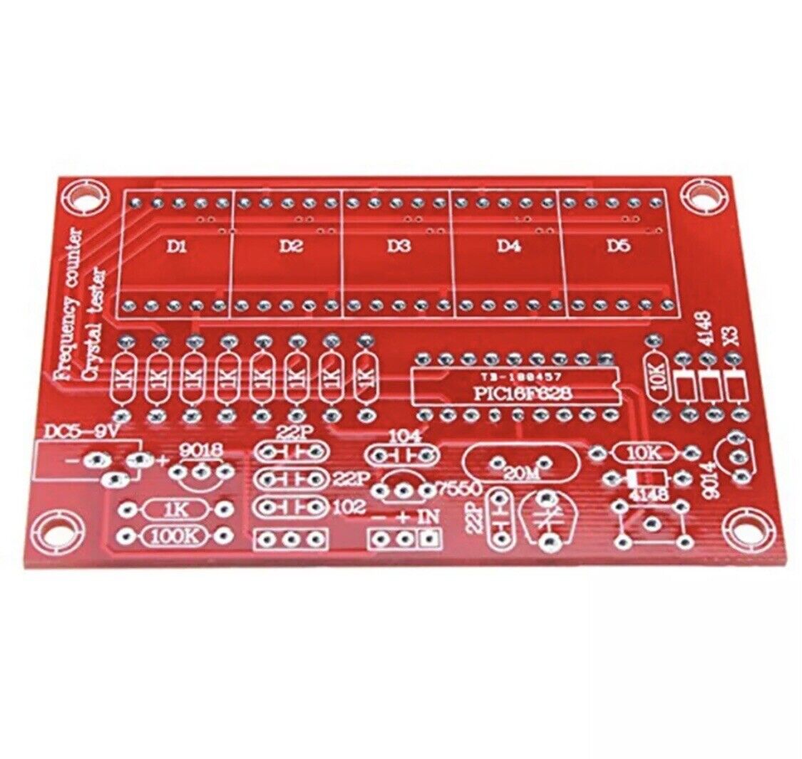 Frequency Counter 1Hz-50MHz Digital LED Crystal Oscillator Meter Tester Kit DIY