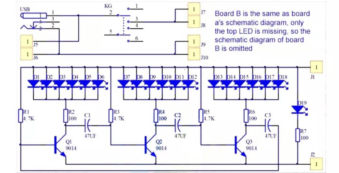 3D 3 Colours Led Christmas Tree DIY Electronic Circuit Kit Led Solder Practice