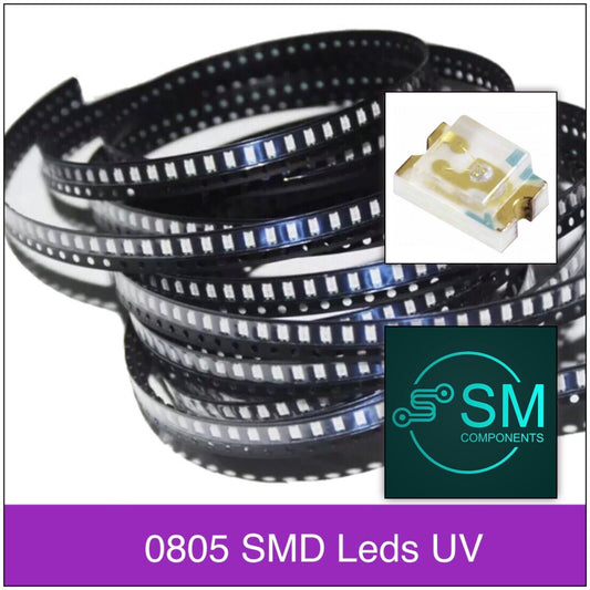 200pcs 0805 SMD UV ULTRA VIOLET LED Electronics Components Light Emitting Diodes