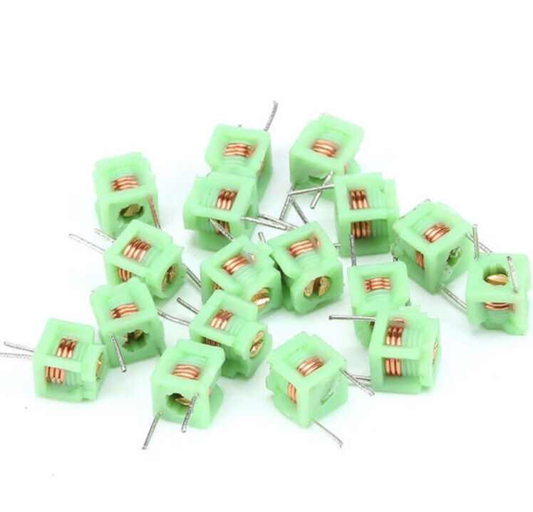 20PCS Adjustable Inductors KLS-MD0505 1.5T-5.5T Molded Inductor Hollow Coil DIY