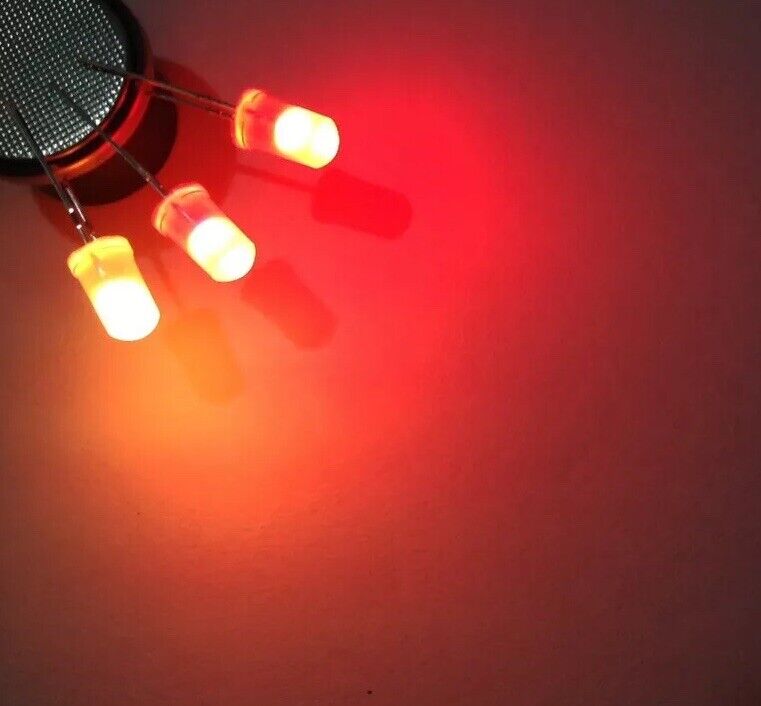 3mm LED Light Emitting Diode RGB Fast flash 100pcs Short Leg Diffused Round Top