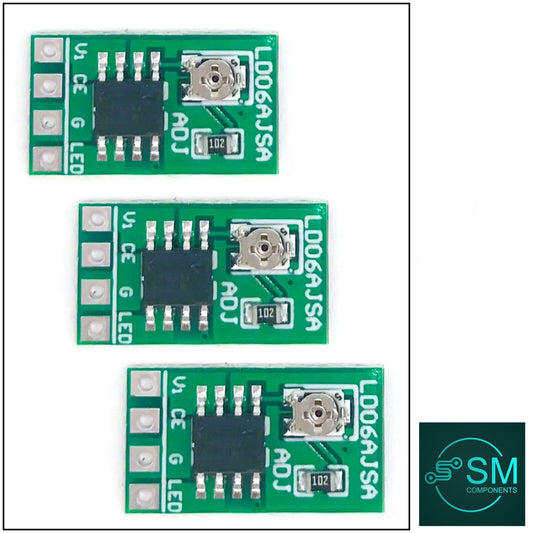 LED Driver 30-1500mA Constant Current DC3.3 3.7V 5V Adjustable Module PWM Input