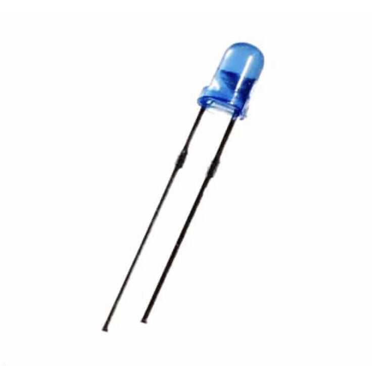 3mm Flashing DIFFUSED BLUE LEDS 100PCS Blinking LED Light Emitting Diodes 1.5hz