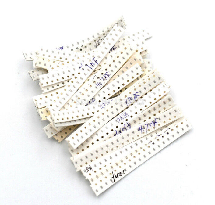 0603 Capacitors 320PCS 10pF~22uF 10% SMD Chip DIY Electronics 16 Values 20 each