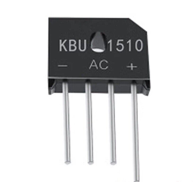 5PCS KBU1510 1000V 15A Full Wave Silicon Bridge Rectifier Electronics DIY (SIP4)