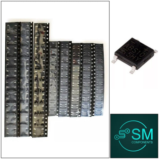 80PCS Bridge Rectifier SMD 10 x 8 Values SOP-4 Diode MB6S MB6F MB10S MB10F ABS10