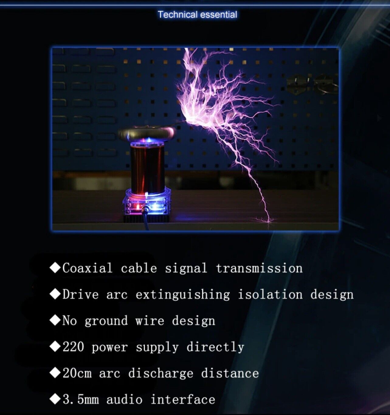 DRSSTC Tesla Coil Music Solid State Tesla Coil Artificial Storm Inc Controller