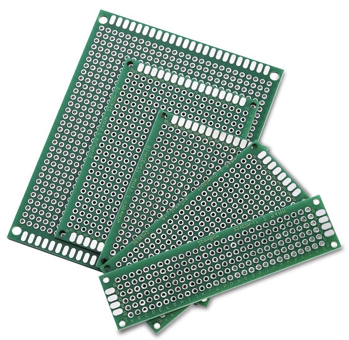 34PCS FR-4 PCB Prototype 5 Sizes Universal Board Breadboard Electronics Arduino