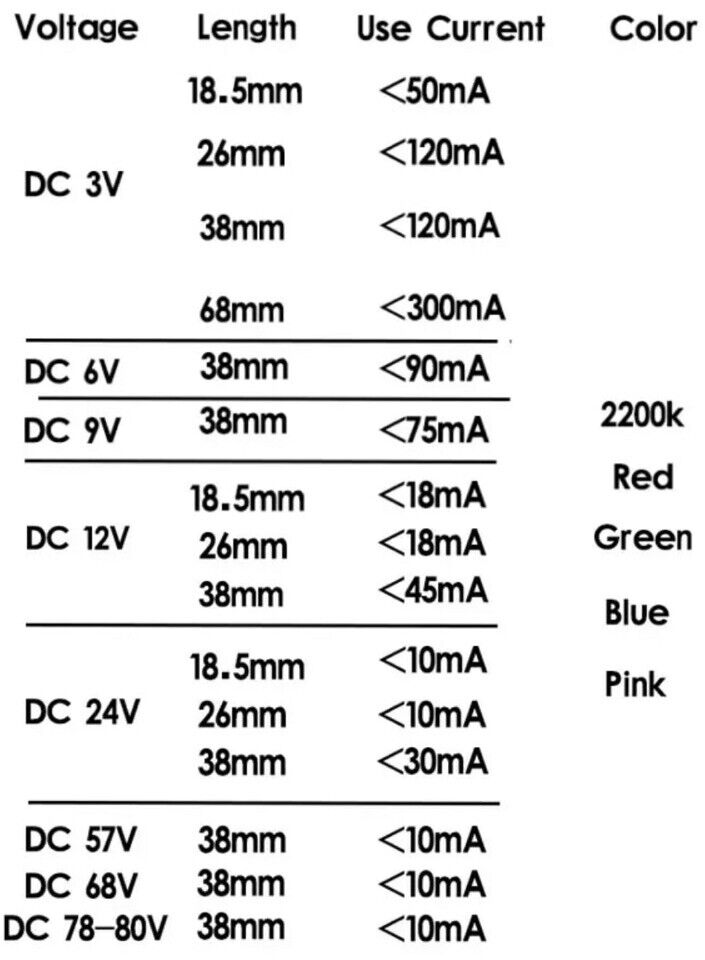 10Pcs DC 3V 100mA LED 40mm RED Silicone Filament Led Light Emitting Diodes