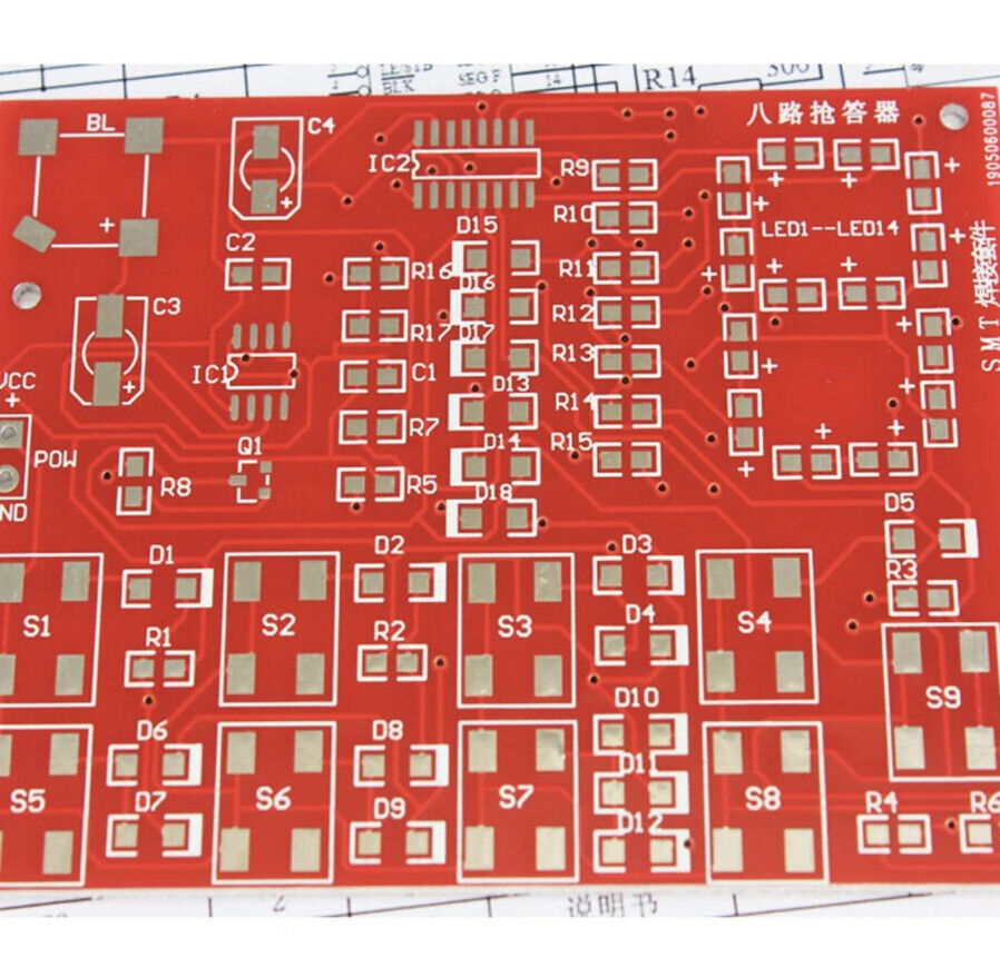 Soldering Practice SMD-SMT CD4511 Numerical LEDS Board DIY Kit Electronic PCB