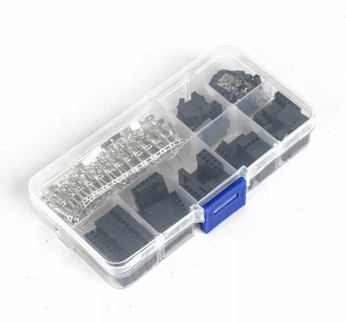 310Pcs Male+Female 1-8 Pin Dupont Wire Jumper and Header Connector Housing Kit