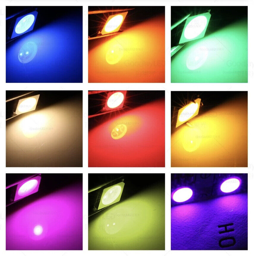 100Pcs 5050 LED SMD Surface Mount Device LED Chip Light Emitting Diode All Color