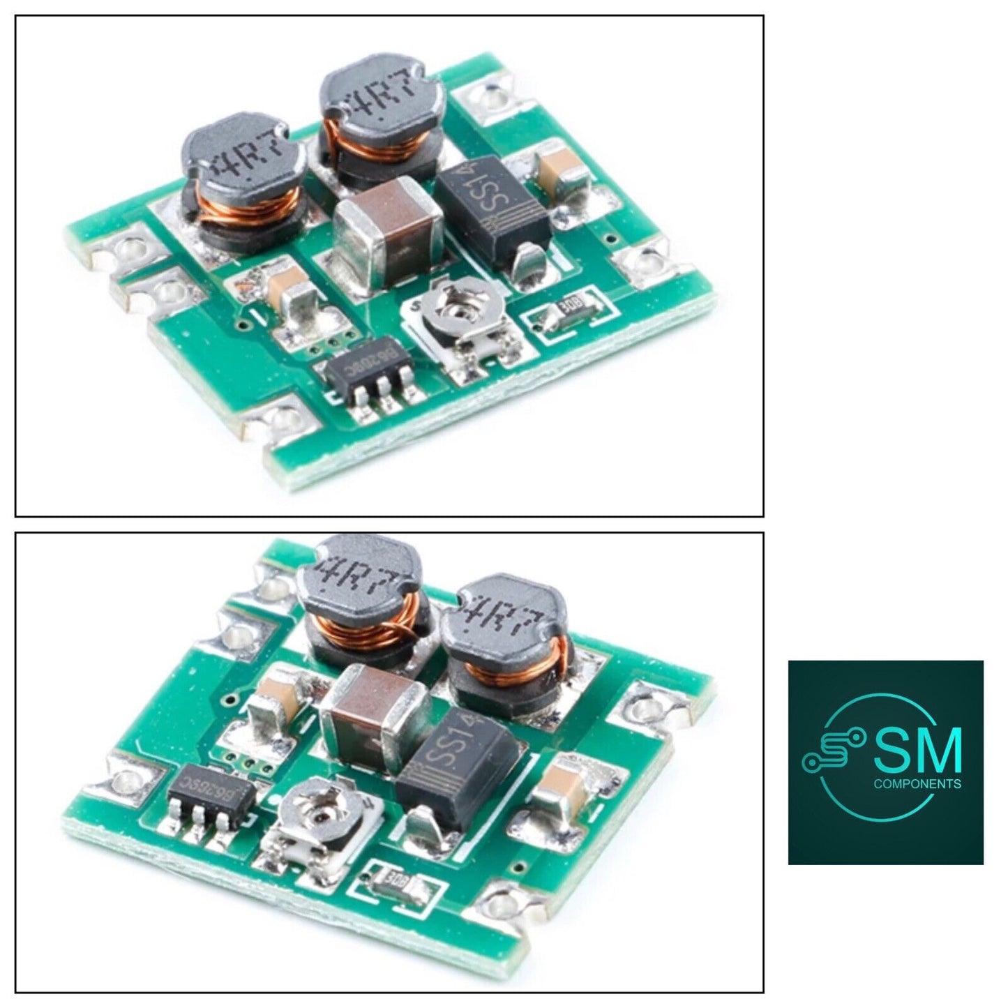 2PCS S09 DC-DC Automatic Buck Boost Converter 3V-15V To 1V-15V Adjustable 700mA