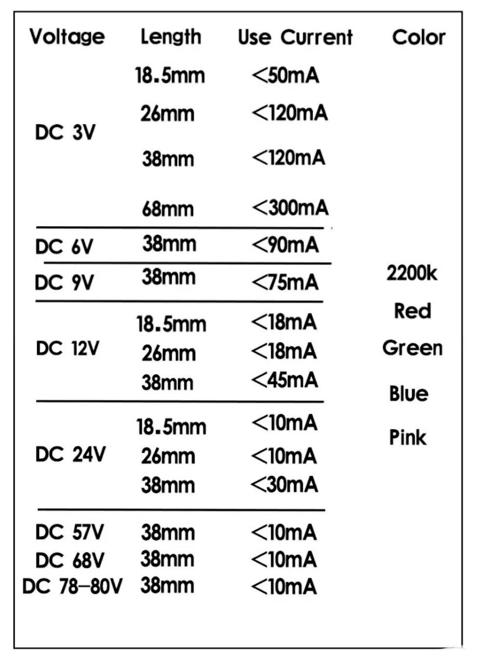 10Pcs DC 3V LED 40mm COOL WHITE Silicone Filament Led Light Emitting Diodes