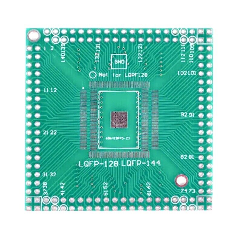 2PCS LQFP-128 LQFP-144 FR-4 PCB Converter Board SMD To DIP Adapter Breakout PCB