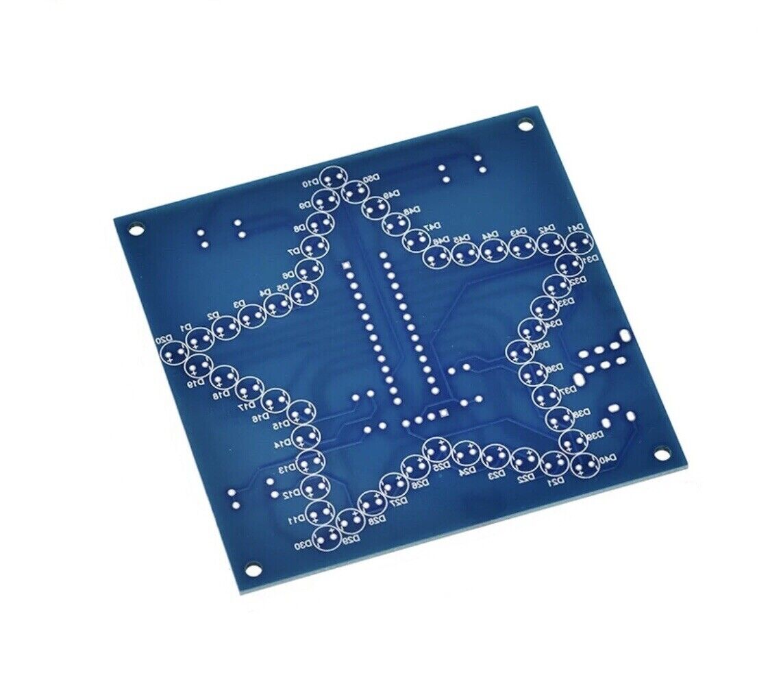 DIY RGB LED 5 Point Star Project Electronic Education Circuit Kit Inc Clear Case