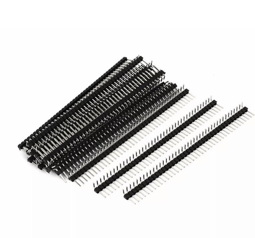 10pcs 2.0mm 90° Right Angle Single Row 40 Pin Male Header Breakable 2.0mm Pitch